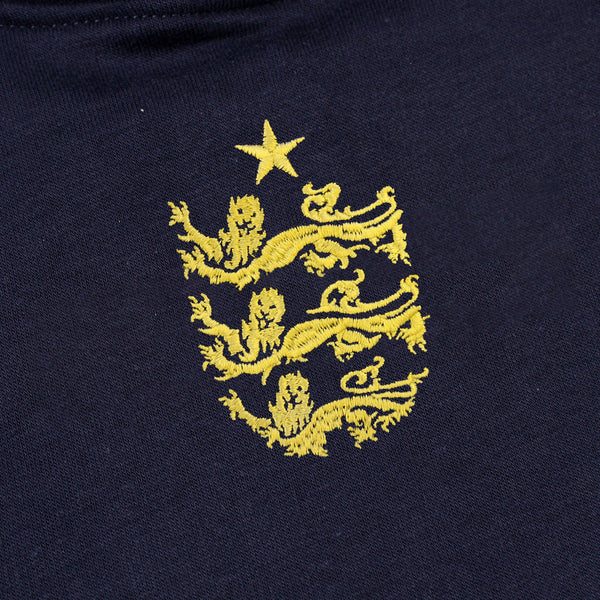 BOLD ENG CREST NAVY - HOODIE