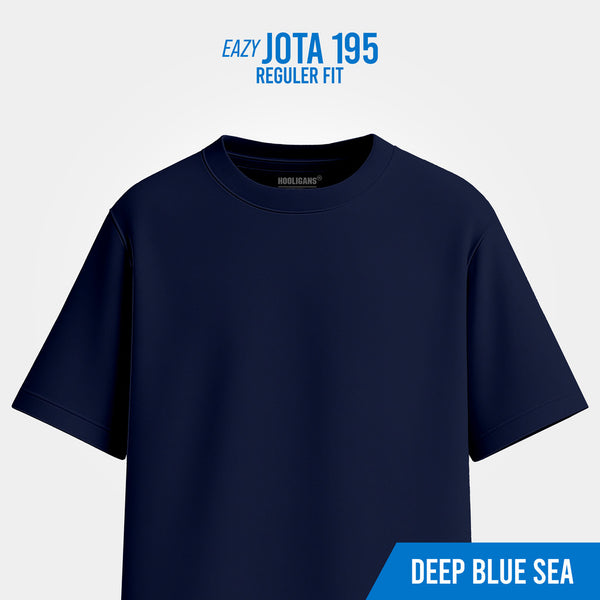 HOOLIGANS T-Shirt Reguler EAZY 195 - Deep Blue Sea