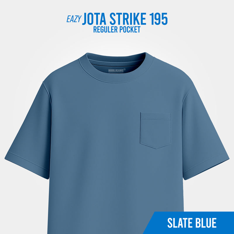 HOOLIGANS T-Shirt Reguler Pocket EAZY 195 - Slate Blue