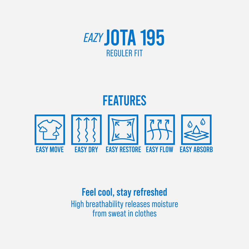 HOOLIGANS T-Shirt Reguler EAZY 195 - Deep Blue Sea