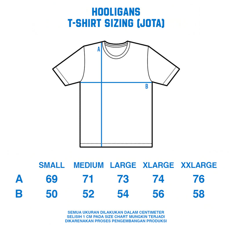 HOOLIGANS T-Shirt Reguler EAZY 195 - Deep Blue Sea