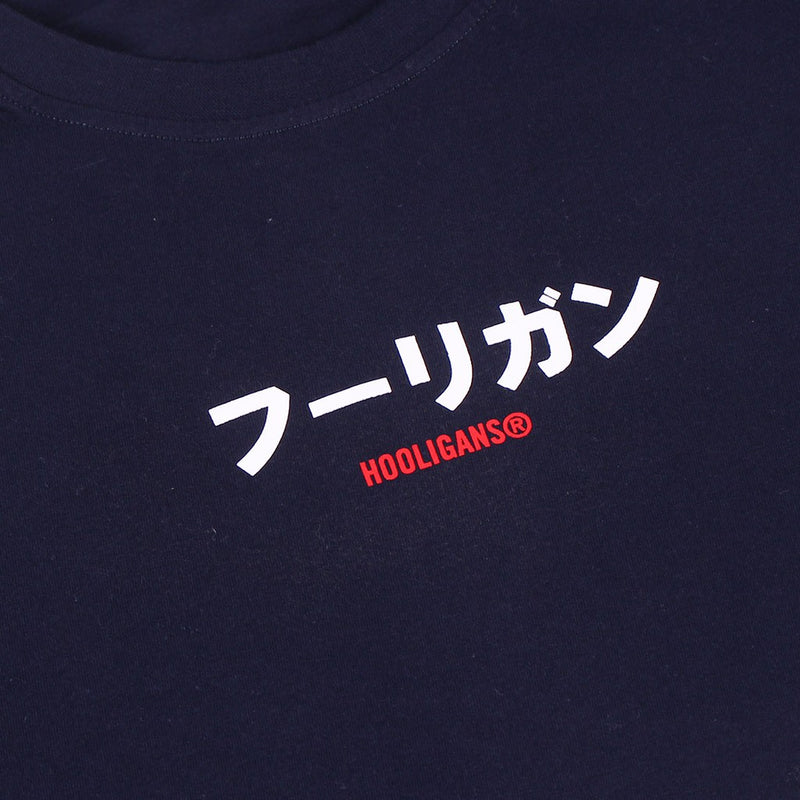 HOOLIGANS T-Shirt Hooligans JPN - Navy – Hooligans.co.id