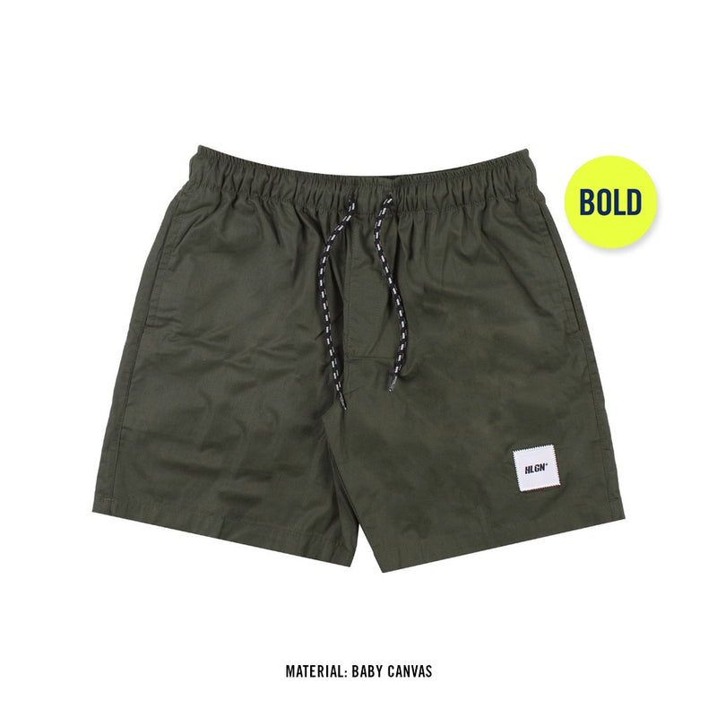 HOOLIGANS Boardshort Academica - Olive