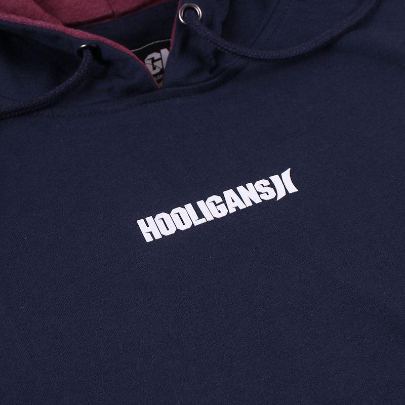 HOOLIGANS Hoodie Bold Deux Brand - Navy