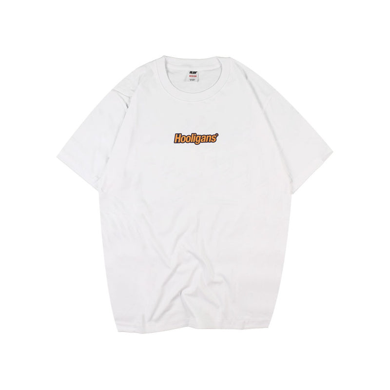 HOOLIGANS T-Shirt Italic - White