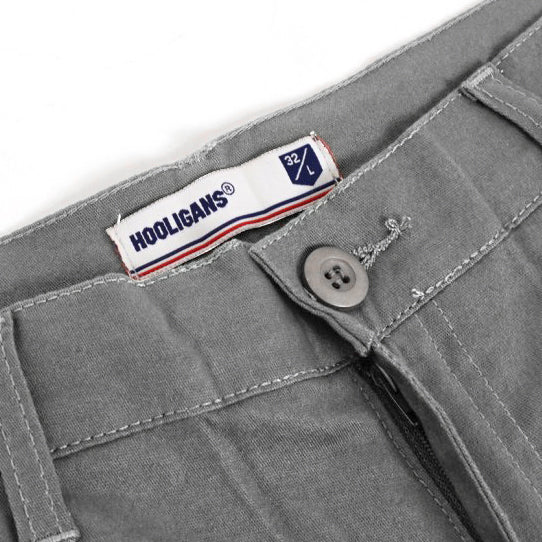 HOOLIGANS Long Cargo Careca - Light Gray