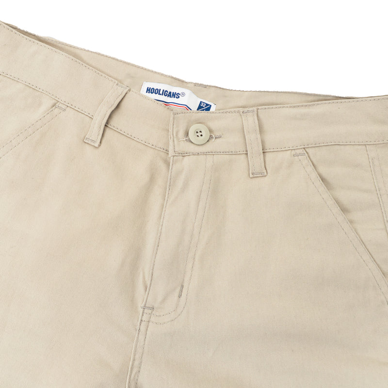 HOOLIGANS Long Chino Fabio - Cream