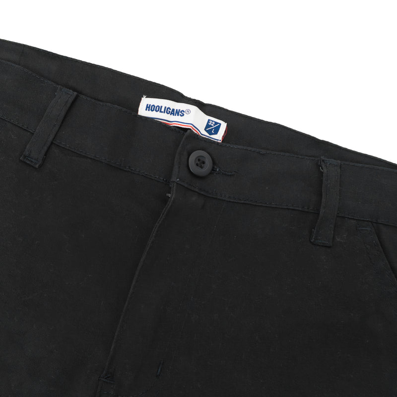 HOOLIGANS Long Chino Fabio - Black