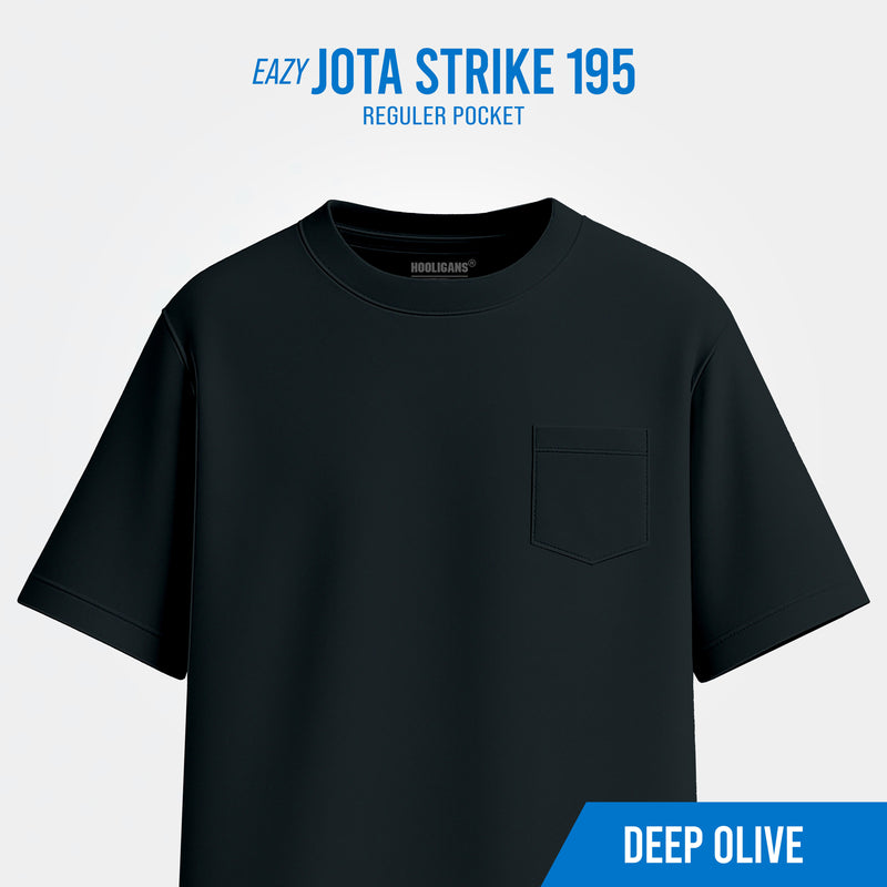 HOOLIGANS T-Shirt Jota Strike EAZY 195 - Deep Olive