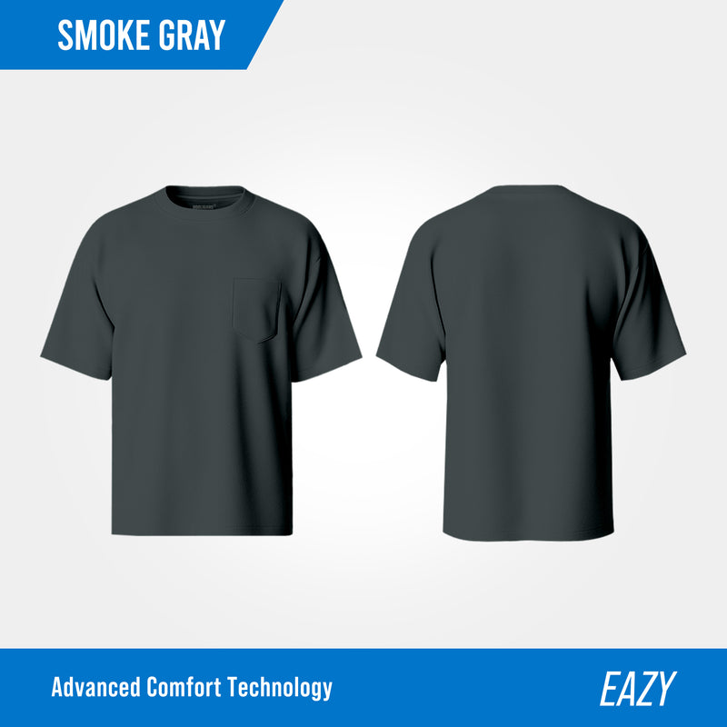 HOOLIGANS T-Shirt Boxy Oversize Diogo Strike EAZY 195 - Smoke Gray