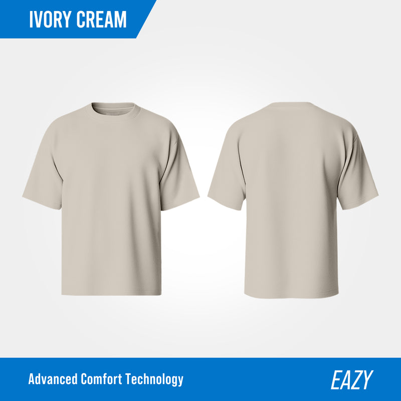 HOOLIGANS T-Shirt Jota EAZY 195 - Ivory Cream