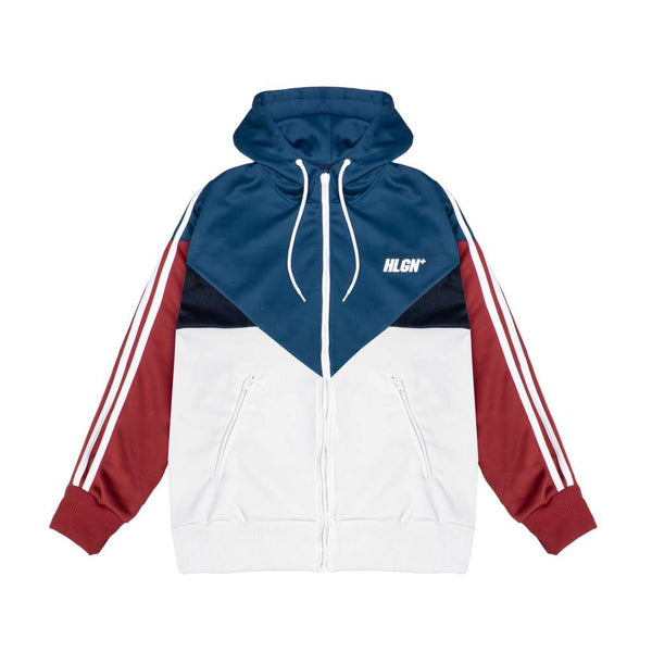 Hooligans Jacket Tracktop Bold Felipe Teal White