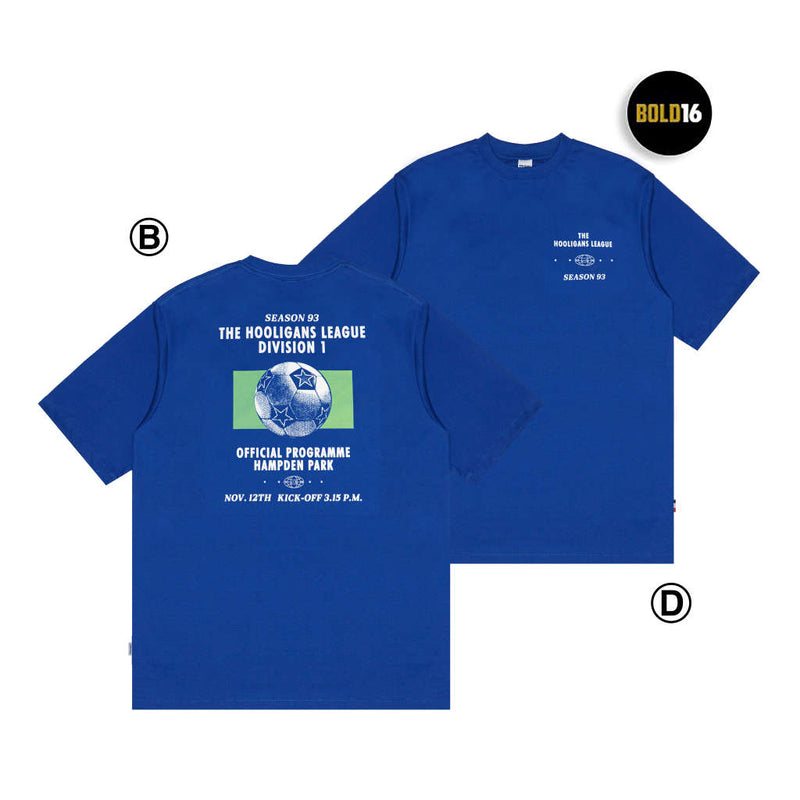 HOOLIGANS T-shirt Bold16 Division 1 Blue