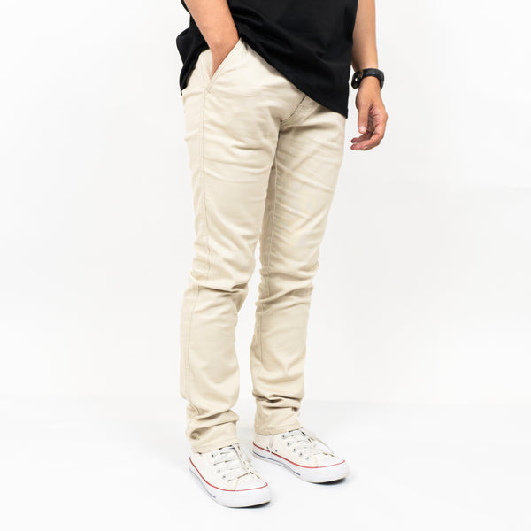 HOOLIGANS Long Chino Fabio - Cream