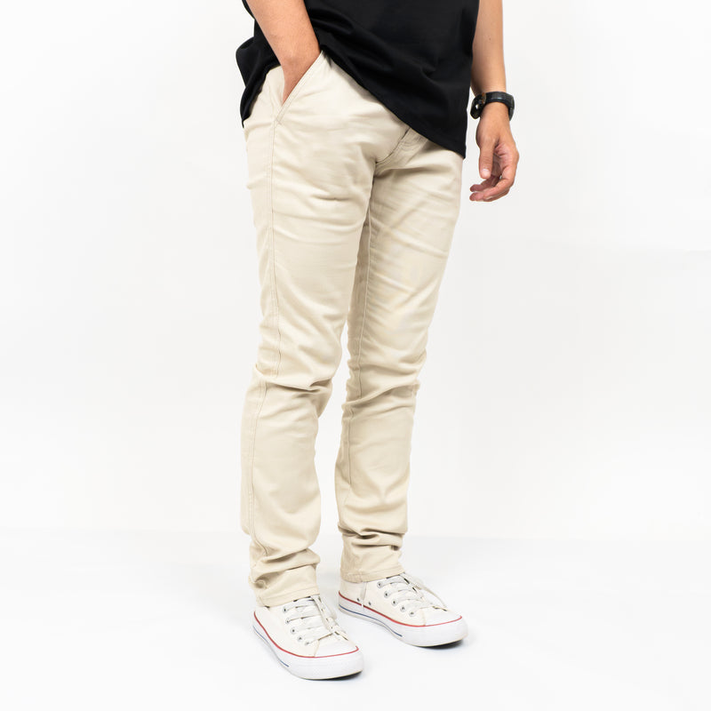 HOOLIGANS Long Chino Fabio - Cream