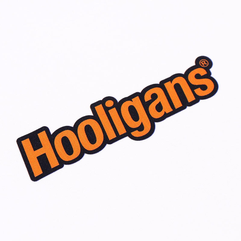 HOOLIGANS T-Shirt Italic - White