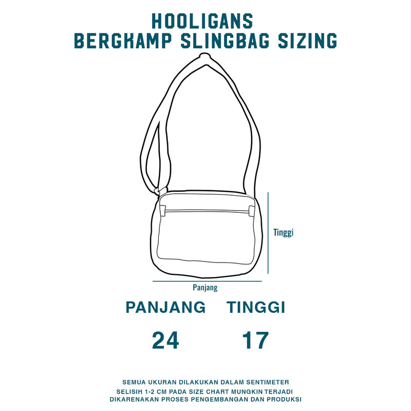 HOOLIGANS Sling Bag Bergkamp Black