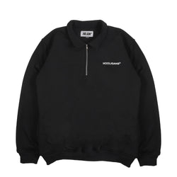 Hooligans Sweater Crewneck Bold Nakata Black