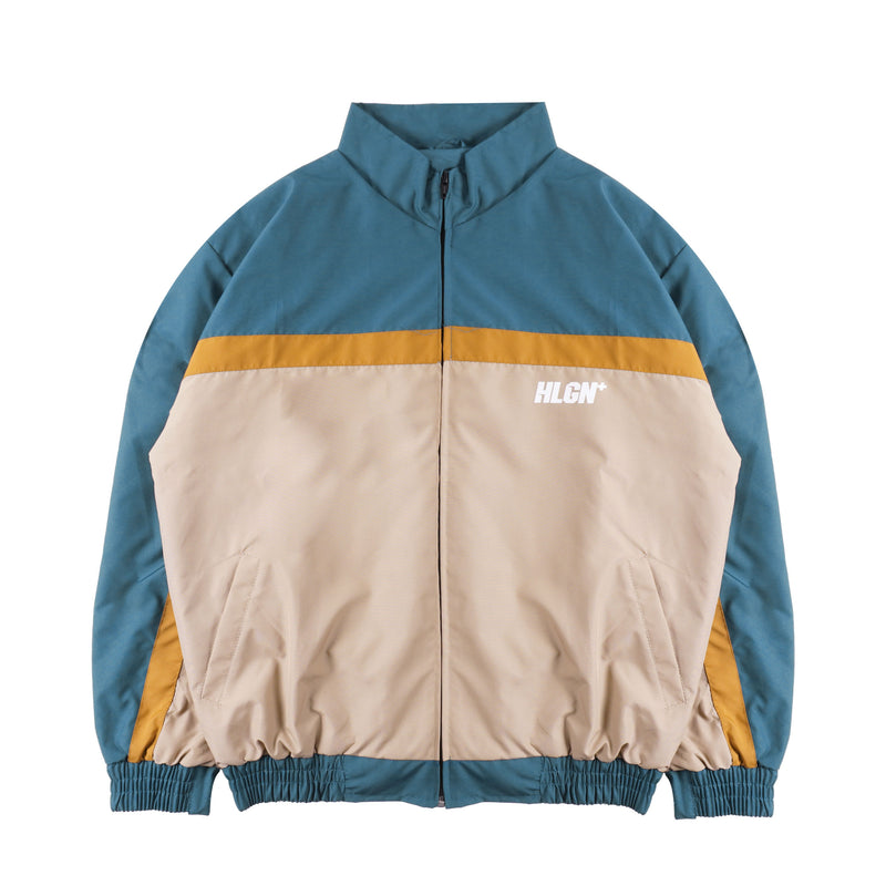 Hooligans Jacket Tracktop Marcos Teal Brown