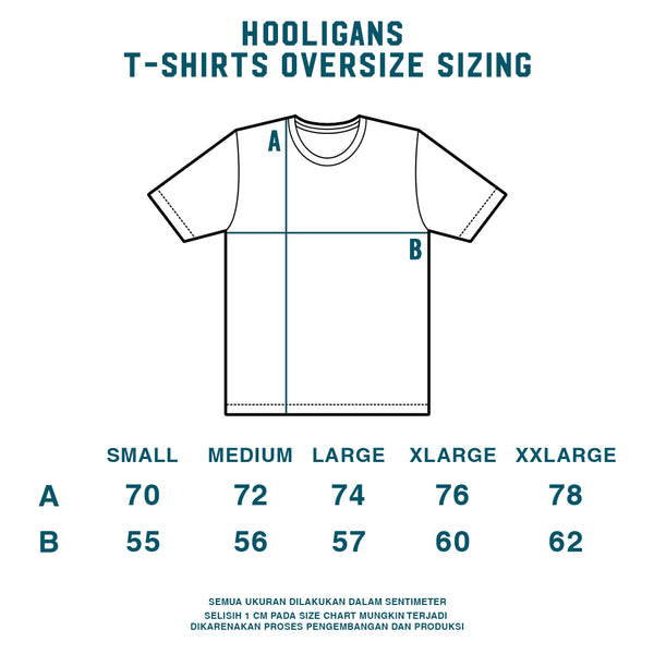 HOOLIGANS T-shirt Bold16 TBG Panel Oversize Blue