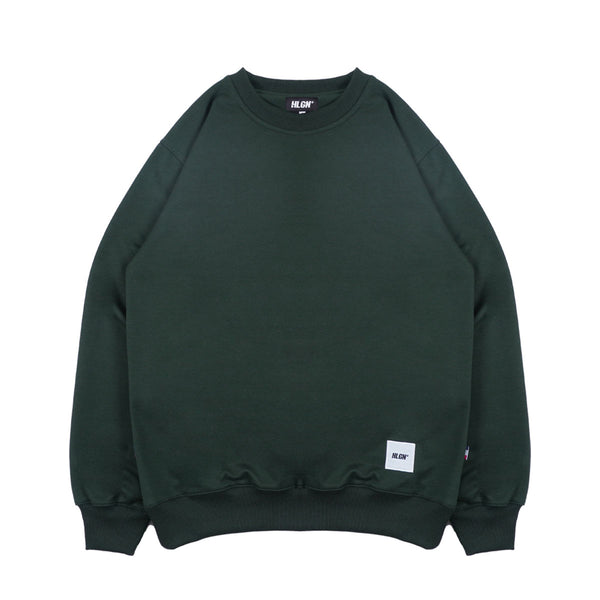 Hooligans Sweater Crewneck Netral Army Green