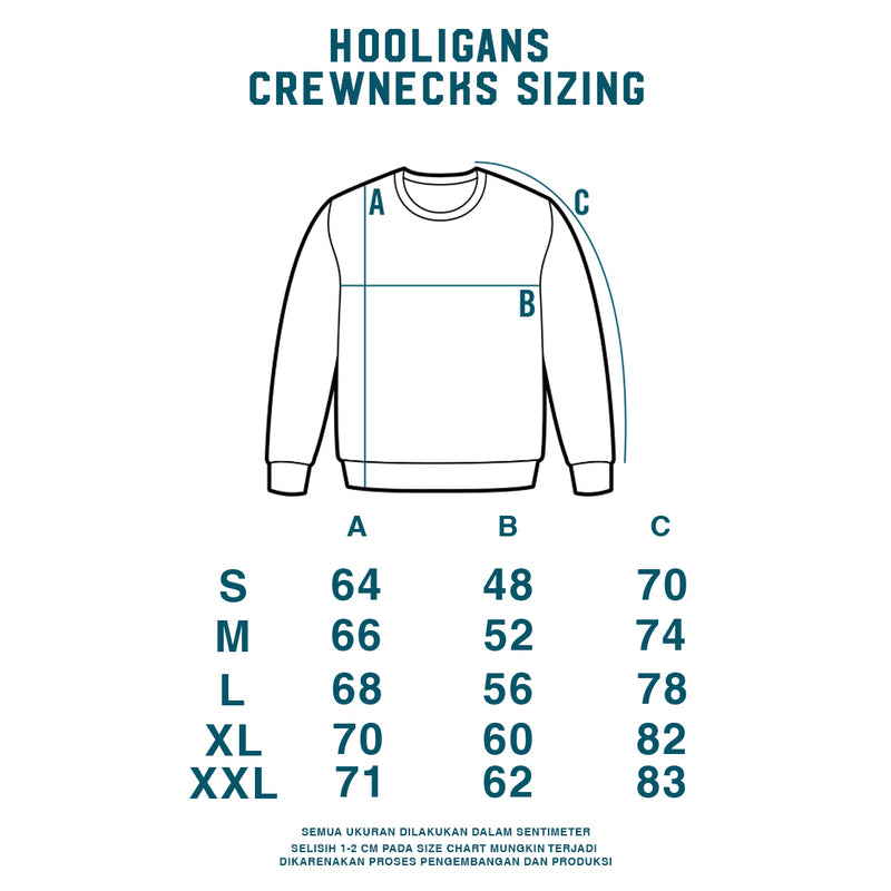 Hooligans Sweater Crewneck Puskas Navy M/LG