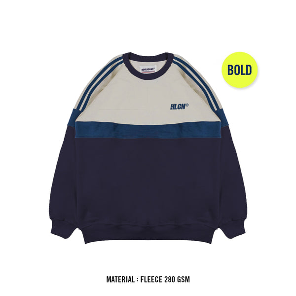 Hooligans Sweater Crewneck Puskas Light Gray T/N