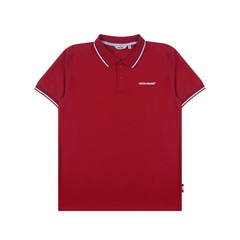 HOOLIGANS Polo Shirt Paolo - Maroon