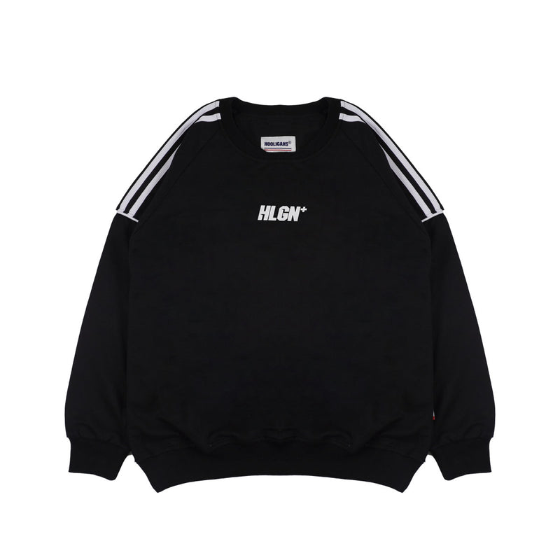 HOOLIGANS Sweater Crewneck Lyte Stegen Black