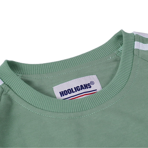 HOOLIGANS Sweater Crewneck Lyte Stegen Sage Green
