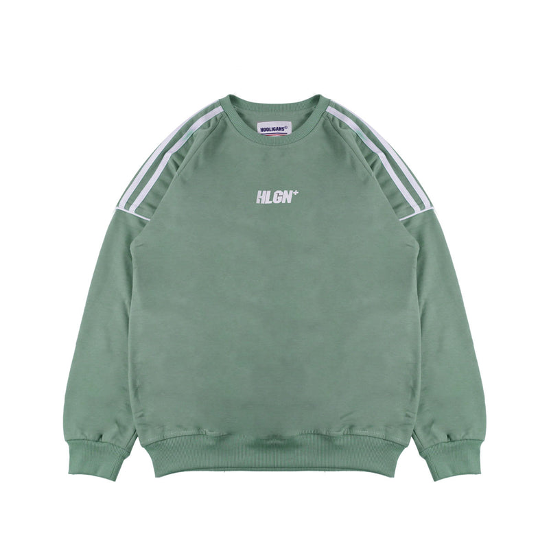 HOOLIGANS Sweater Crewneck Lyte Stegen Sage Green
