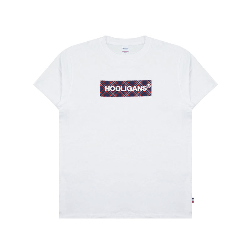 HOOLIGANS T-Shirt Tartan White