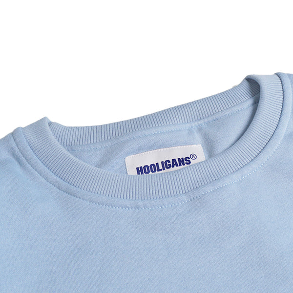 Hooligans Crewneck Bold Klein Dusty Blue