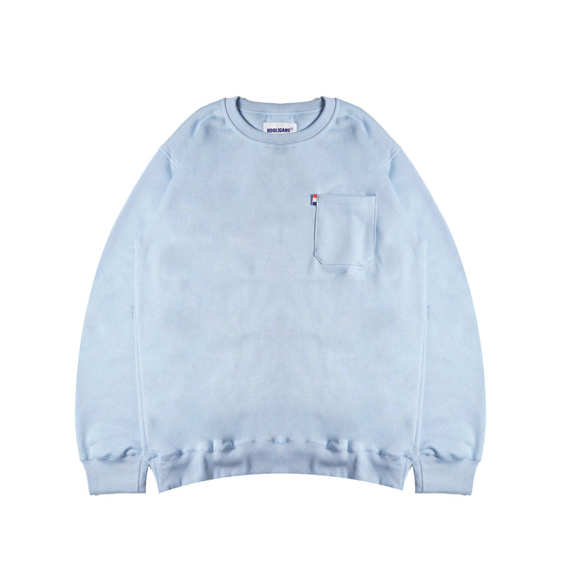 Hooligans Crewneck Bold Klein Dusty Blue