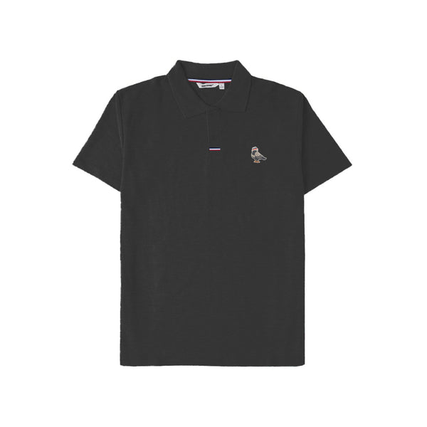 HOOLIGANS Polo Shirt Pigeon Black