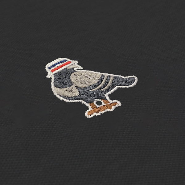 HOOLIGANS Polo Shirt Pigeon Black
