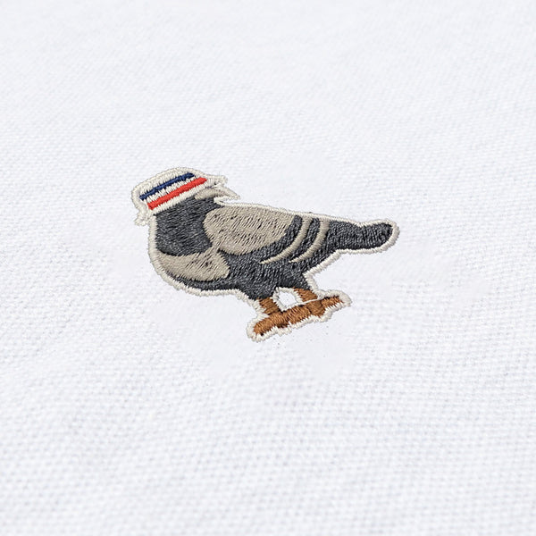 HOOLIGANS Polo Shirt Pigeon White