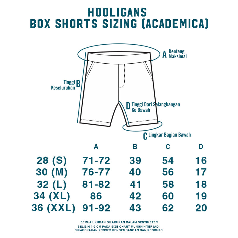 HOOLIGANS Boardshort Academica Bold Army