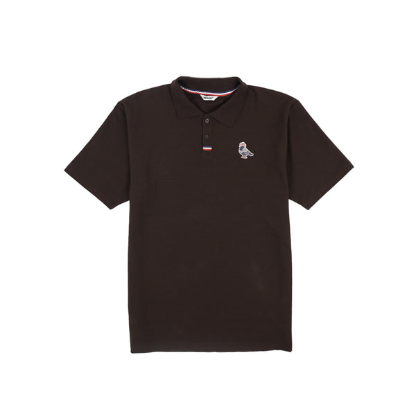 HOOLIGANS Polo Shirt Pigeon Coffee Brown
