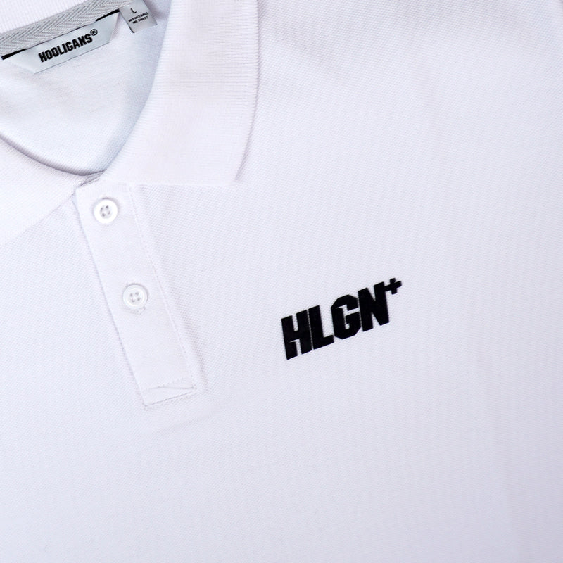HOOLIGANS Polo Shirt Linea - White