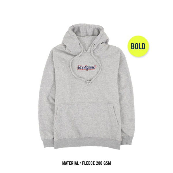 HOOLIGANS Hoodie Bold Italic Layer Misty