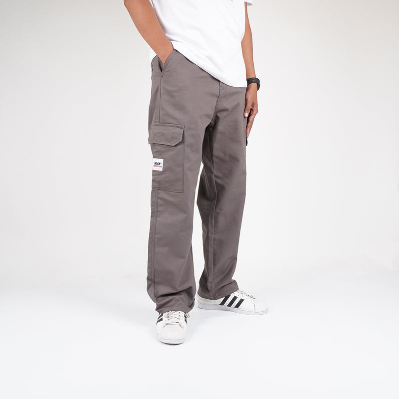 HOOLIGANS Long Cargo Carlos Gray - Loose Fit