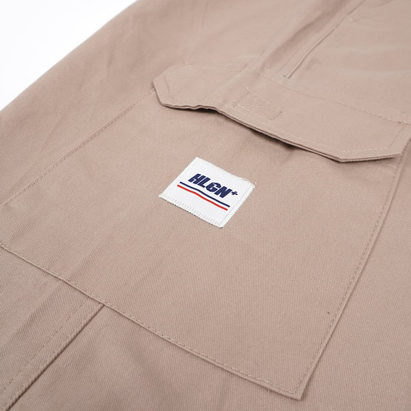 HOOLIGANS Long Cargo Carlos Khaki - Loose Fit