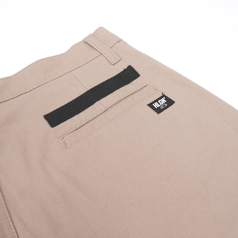 HOOLIGANS Long Cargo Carlos Khaki - Loose Fit