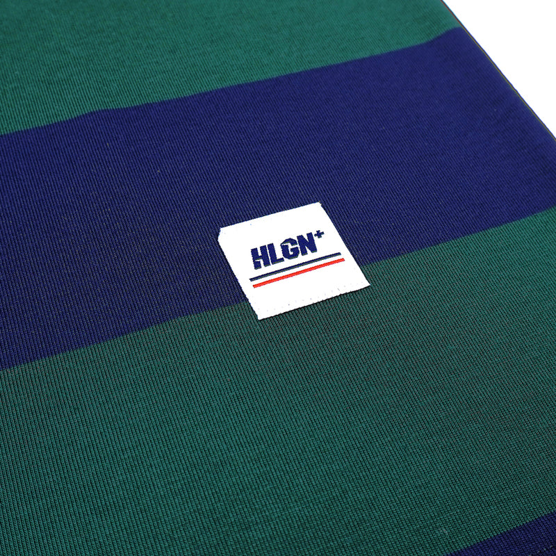 Hooligans T-Shirt Stripe Strepen Army Navy