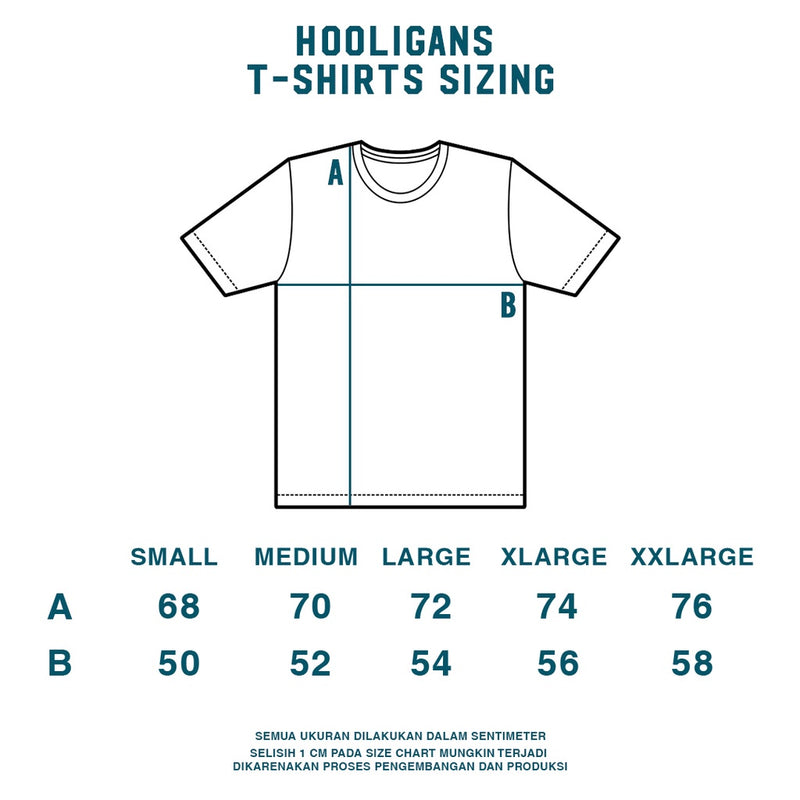 Hooligans T-Shirt Stripe Strepen Navy Maroon
