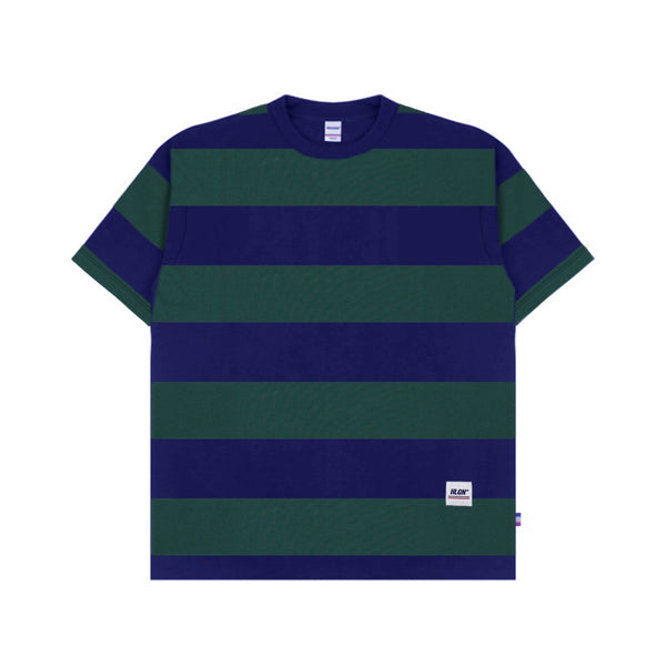 Hooligans T-Shirt Stripe Strepen Army Navy