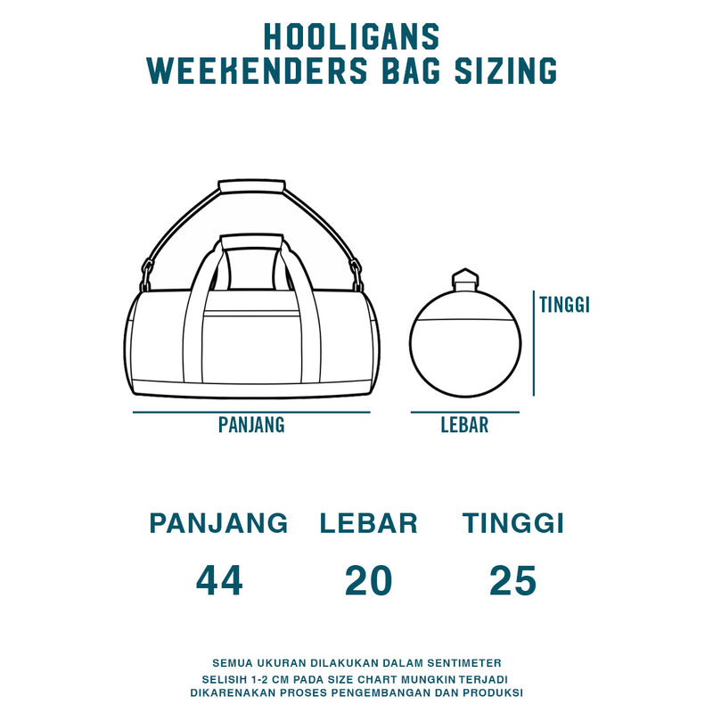 HOOLIGANS Duffle Bag Weekender - Black