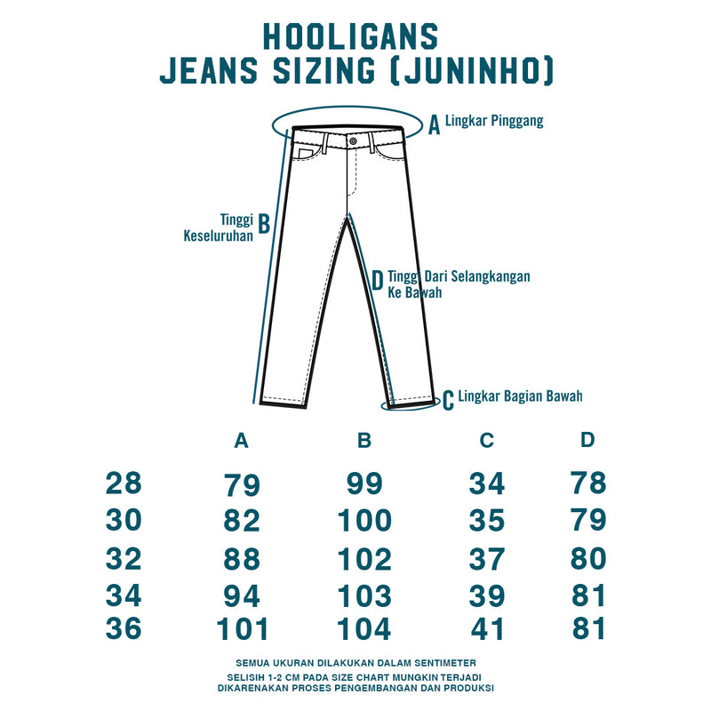 HOOLIGANS Long Jeans Juninho Blue