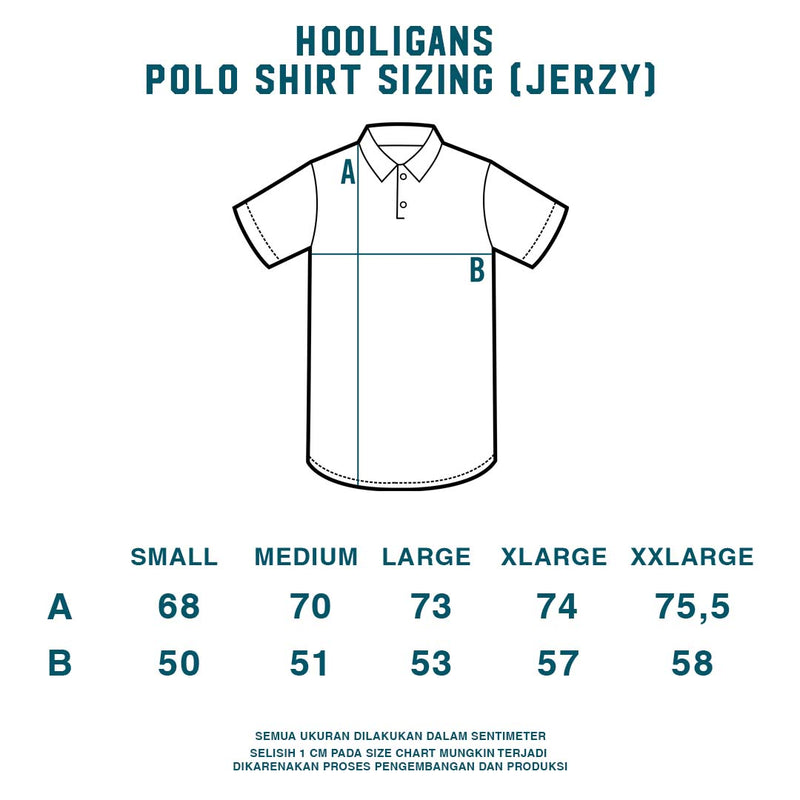 HOOLIGANS Jersey Polo Jerzy - White